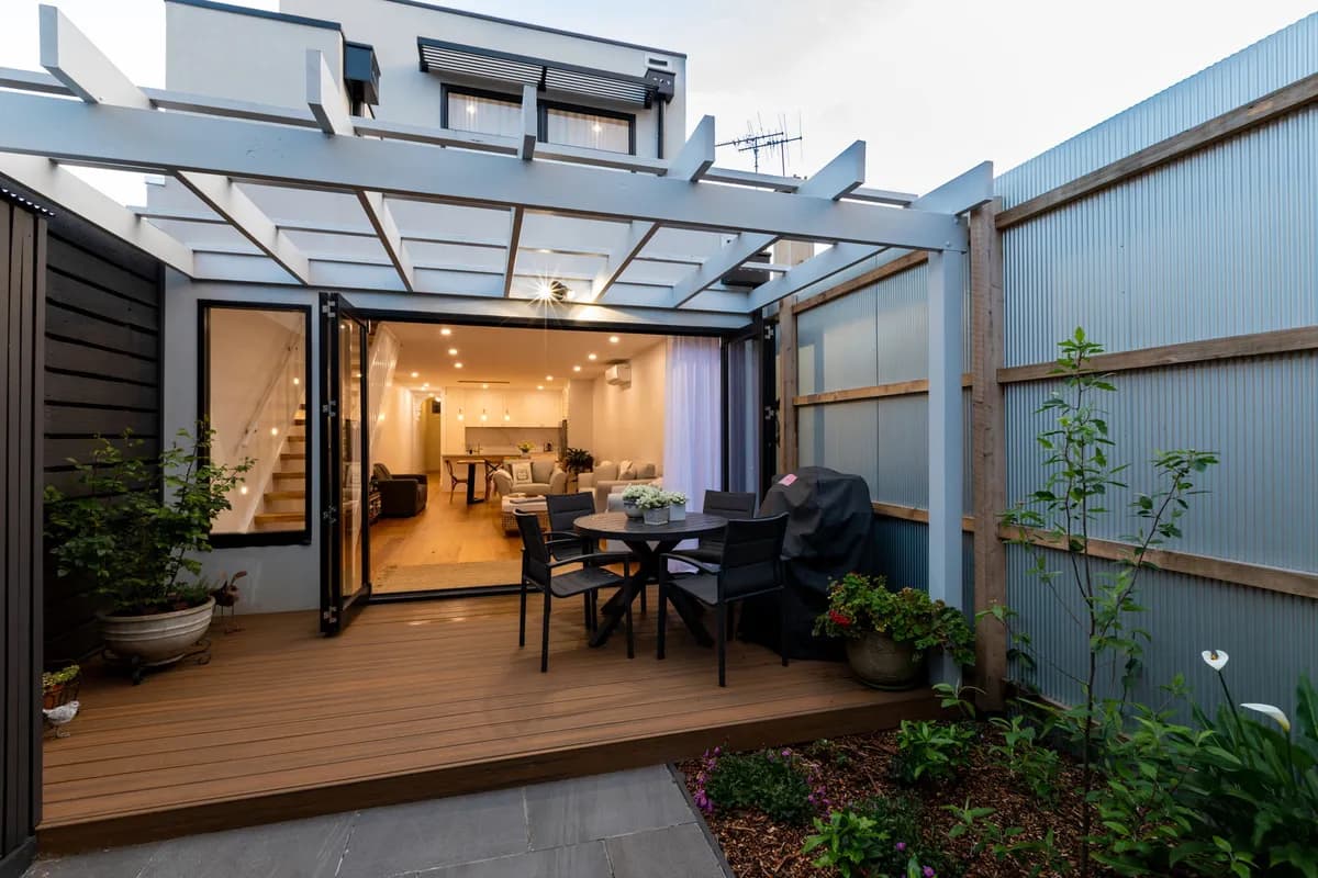 Two storey extension with outdoor dining — Sandringham, completed by Nicon Built